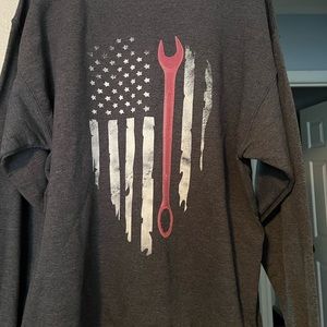 Full zip mechanics hoodie L NWOT